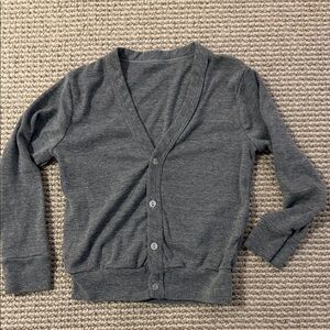 American Apparel Charcoal Cardigan Sweater